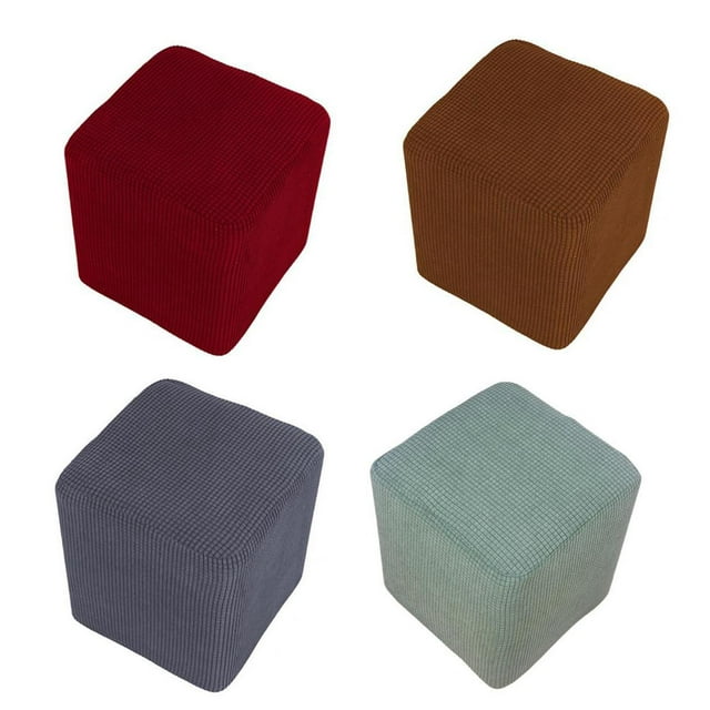 4 Fundas Para Reposapiés, Fundas Para Reposapiés Rectangulares Otomanas Elásticas perfecl otomano cubre funda