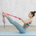 thumbnail image 4 of Sangle de Yoga Extensible - Sangle Extensible Non Élastique, pour Réhabilitation, Pilates, Danse, 4 of 5