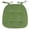 Green, variant on D-Shaped Chair Cushions, 1.2" Thick Dining Pads with Ties and Removable, Machine-Washable Cover 16x16 inch Memory Foam Cushions Design Non- Kitchen Seat Cushion Machine Washable