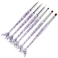 thumbnail image 4 of 3PCS Nail Liner Pen Kit para dibujar líneas Detalles Rayas Cepillos de uñas portátiles con herr MABOTO Lápiz delineador de uñas, 4 of 7