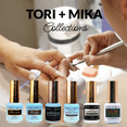 thumbnail image 2 of Tori + Mika Chrome Top Coat Gel Nail Polish Soak Off No Wipe 0.5oz Nail Polish LED/UV Lamp Cure Great work on Natural and Fake Acrylic Nails Fun Home Salon Professional Nail Art DIY Haloween, 2 of 4