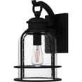 thumbnail image 6 of Quoizel Bowles 1-Light Earth Black Outdoor Wall Lantern, 6 of 7
