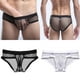 thumbnail image 5 of Ropa interior de bikini de  para hombre Ropa interior de club transparente de malla blanca XXL Jinwen Ropa interior sexy, 5 of 6