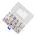 thumbnail image 1 of Glass Car Fuses, Fuse Assortment Kit 200PCS 250V Divided Storage Box  For Automobiles Trucks, 1 of 8