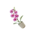 thumbnail image 2 of Ounissouiy Tela ABS, flor Artificial, simulación vívida, reemplazo decorativo, hogar, dormitorio, oficina, boda, adorno falso para macetas Decoración Púrpura Ounissouiy HA083938-03, 2 of 6