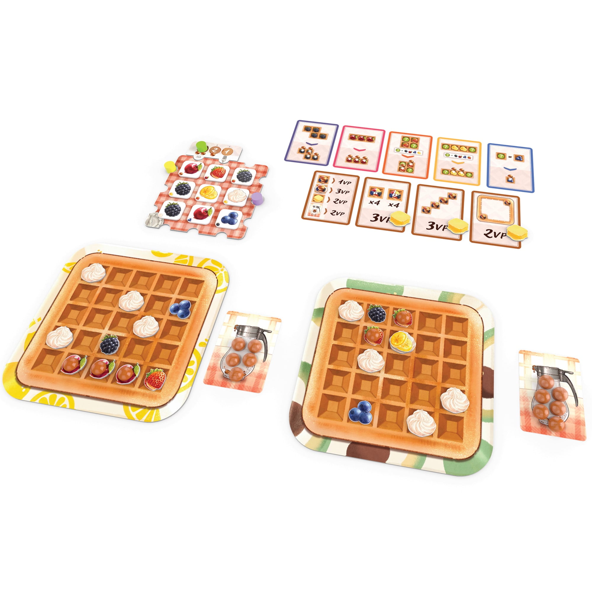 Waffle Time - Tile Placement Game, Pattern Building, Alderac Entertainment Group (AEG), Ages 10+, 1-4 players, 30 MIn