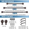 thumbnail image 5 of Urbanest Adjustable Single Curtain Rod Set Urn Finials – 1 -Inch Diameter, With Bronze Rod, 48–84 Inches, 5 of 6