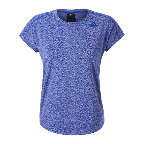 Adidas Women's CZ3121 Jacquard Tee, Mystery Ink, M