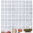 thumbnail image 2 of Monstrate Plantillas de números reutilizables de 72 piezas, amplia aplicación, no tóxicas y plantillas de números, plantillas reutilizables Decoración del hogar, 2 of 6