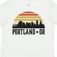 thumbnail image 4 of Inktastic Portland Oregon Skyline Retro Sunset Boys or Girls Toddler T-Shirt, 4 of 5