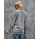 thumbnail image 3 of Camisa casual de rayas de manga larga para mujer Camisa de manga larga con cuello en V, 3 of 6