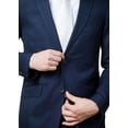 thumbnail image 4 of Adam Baker Designed, Men's Slim Fit 2 Button 2 Piece Suit - Navy Plaid - 42 Regular, 4 of 5