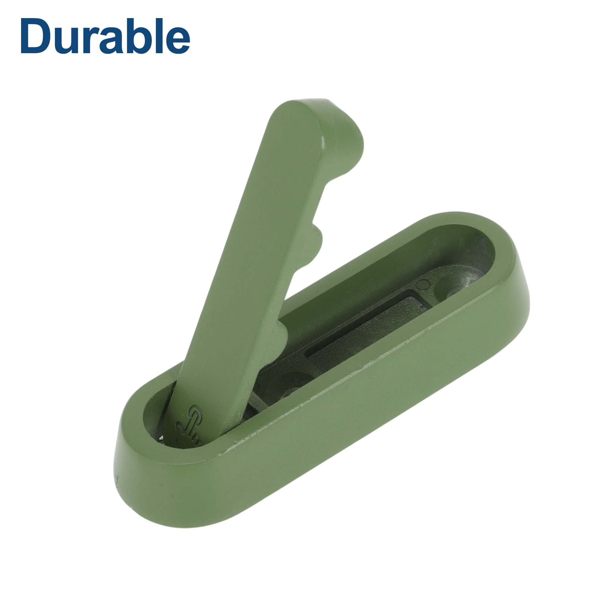 Unique Bargains Round Coat Hook Wall Mount Folding Hook Green 2.87"x0.91"x0.47"