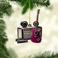 thumbnail image 6 of Personalized Guitar Ornament, Electric Guitar Ornament, Guitar Christmas Ornaments 2025, Acoustic Guitar Christmas Ornament, Guitar Christmas Ornaments Guitarist Gift Musical Instruments Xmas (G4), 6 of 8