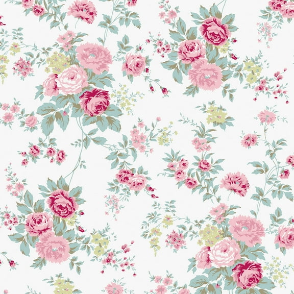 Rachel Ashwell Wild Flower Off White Wallpaper