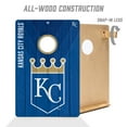 thumbnail image 4 of YouTheFan MLB Kansas City Royals 2' x 3' Cornhole Game No Bags, 4 of 5