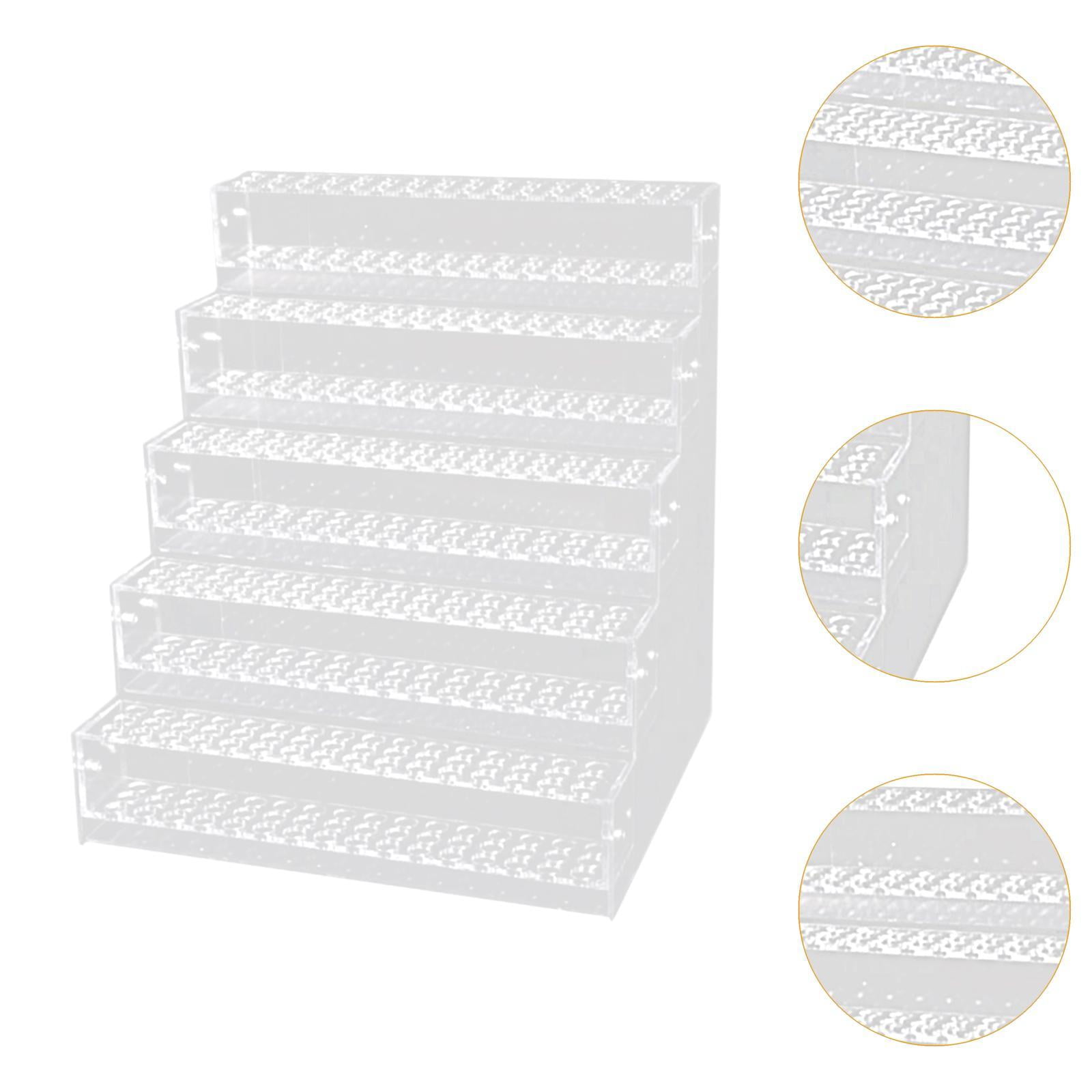 Kuntesetty Acrylic Pen Holder Marker Display Stand Simple Transparent Pen Storage Rack with 5 Layer