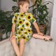 thumbnail image 4 of Balery Sunflowers Conjunto de Pijama Infantil de Manga Corta con Estampado – Ropa de Dormir de Algodón Suave-Medium, 4 of 6