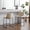 Cream, variant on 24-inch Counter Height Bar Stools Set of 2, Modern PU Leather Stool for Kitchen Island or Home, Kitchen Bar Chairs with Metal Frame