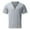Gray, variant on cfhntfmh Mens Quarter Zip Shirts Ribbed Knit Textured Casual Short Sleeve Shirt Lightweight V Neck Golf Tops Classic Tee