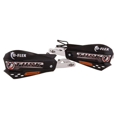 Tusk D-Flex Handguards with MX Shields Black 