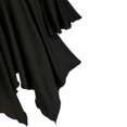 thumbnail image 6 of ICHUANYI Womens Fashion Hooded Jacket Lace Long Sleeve Button Up Hanky Hem Skirted Gothic Coat, 6 of 6