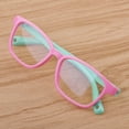 thumbnail image 2 of Gafas con estilo ños Silicone Muticolor Rosa perfke Luz anti azuleada de los niños, 2 of 9