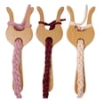thumbnail image 5 of Dserhfy Wood Knitting Fork with Hook Hand Cut Lucet Cord Braiding Fork DIY Weaving Craft Tool for Crochet Drawstring And Scarves Making, 5 of 7