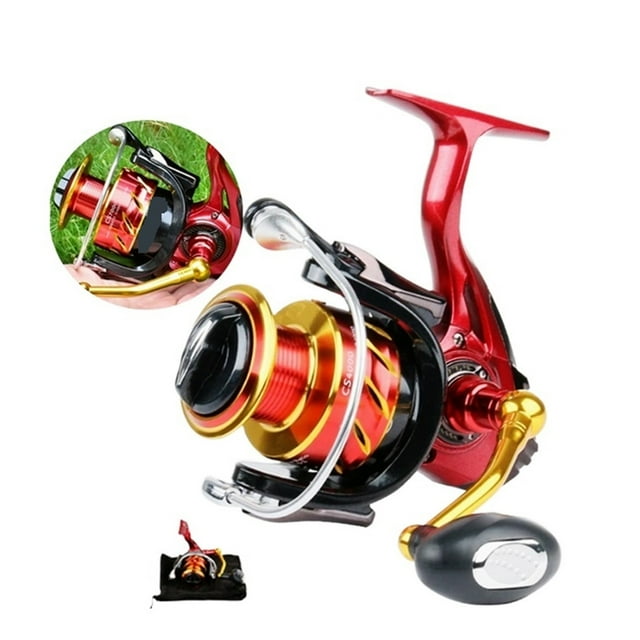 Metal Wire Cup 14+1BB 28kg Max Drag Metal Rocker 5.2:1 Spinning Metal Rocker Fishing Reel ,Rigid Aluminum Skeletal Frame