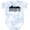 Tie Dye Blue, variant on Inktastic Denver Colorado City Skyline Boys or Girls Baby Bodysuit