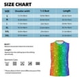 thumbnail image 4 of Picia Glitter Rainbow mens Cotton Tank Undershirts , Moisture-wicking Ribbed Tanks, Lightweight Cotton Tank Undershirts-Large, 4 of 8