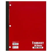 1-Subject Notebook, Wide Ruled