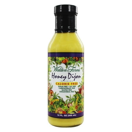 (2 Pack) Walden Farms Sugar Free Honey Dijon Dressing, 12 Fl