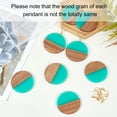 thumbnail image 4 of DIY Dangle Earring Making Kits Including Resin & Turquoise Walnut Wood Pendants Brass Earring Hooks & Jump Rings Pale Turquoise 48pcs/box, 4 of 5