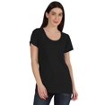 thumbnail image 1 of Inkmeso Inkmeso T-shirt à Encolure Dégagée pour Femmes à Manches Courtes d'Été, T-shirt Basique, 1 of 7