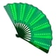 thumbnail image 3 of 2 uds LED ventilador plegable nocturno accesorios de mano decoración regalo luz para boda cumpleaños Verde blanco Sunnimix Abanico plegable, 3 of 8