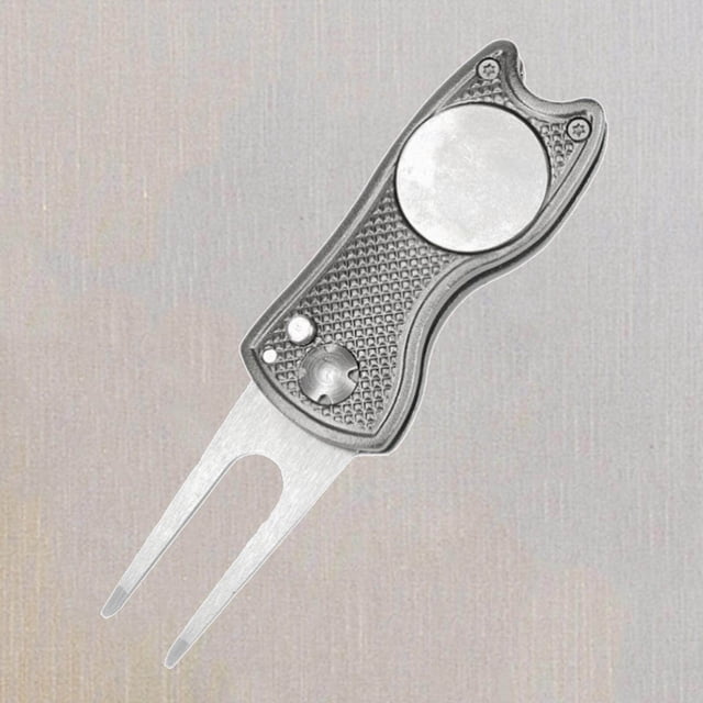 tredstone Golf Pitch Divot Repair Switchblade Ball Marker Groove Cleaner Gray