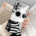 thumbnail image 1 of Funda trasera de silicona suave pintada con gato de dibujos animados para Samsung A53 5G Galaxy A23 A33 5G QYM unisex, 1 of 2