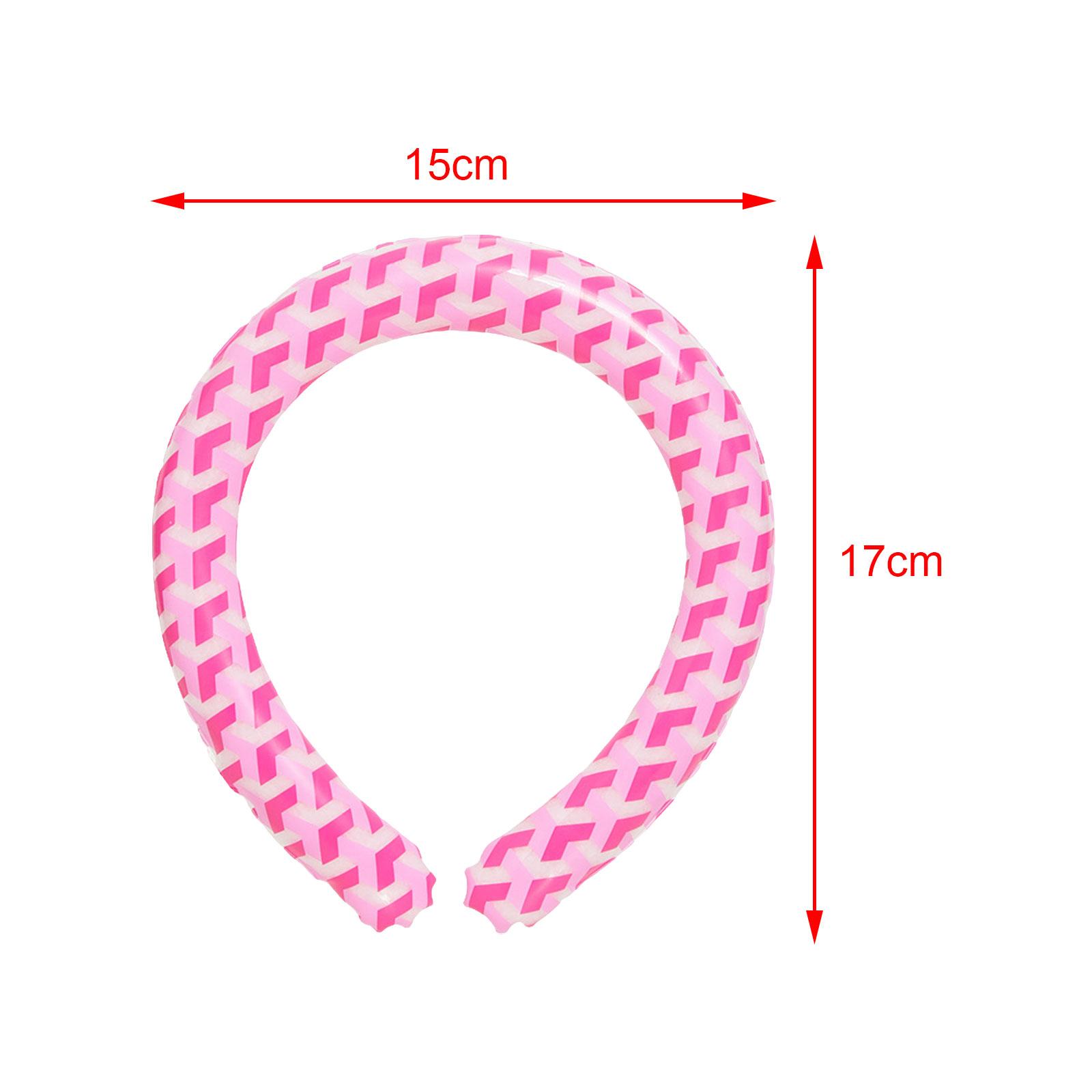 Neck Cooling Tube, Neck Cooling Wraps Gel, Wearable Neck Cold Choker Ice Cushions Chill Neck  for Running, Beach, Camping, Fitness Pink