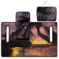 thumbnail image 5 of Whosucclay Palm Tree Sunset Design Foldable Golf Cart Seat Covers, Soft and Comfortable 4 Pockets for Club Car Ezgo TXT RXV Anti-Scratch, 5 of 9