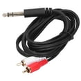 thumbnail image 4 of 6,35 Mm A Doble Cable De Audio Estéreo Macho Adaptador Conector Audio Y Cable Divisor, 4 of 7