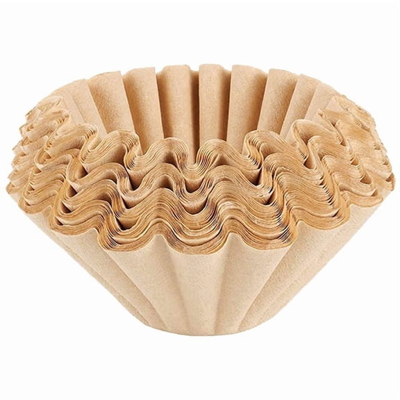 Quaqdae 200 Count 1-4 Cup Coffee Filters Small Paper Disposable Basket Brown