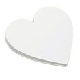 thumbnail image 1 of DEEPCRAFF 4Pcs Pure Cotton Painting Canvas Boards Light Grey Heart Pattern Suitable for Acrylic and Oil, 1 of 8