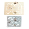 thumbnail image 1 of lionlar Interactive Wooden Activity Board for Children - Educational Toy Inspired by Montessori Principles B, 1 of 9