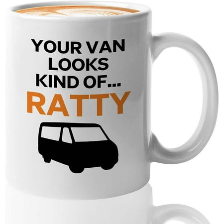 

Novelty Movie Coffee Mug - I Couldn t Pack Up and Move on - Living in Van Drama Economis Recession Survival Traveler Backpacker your van looks ratty 11 Oz