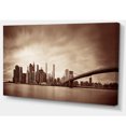 thumbnail image 2 of Manhattan Financial District - Cityscape Canvas Print, 2 of 3