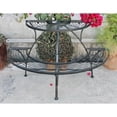 thumbnail image 5 of 3.25' Solid Semi Circle Outdoor Patio Garden Plant and Display Stand, 5 of 5