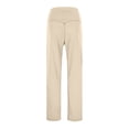 thumbnail image 5 of Lixiuxyad Baggy Wide Leg Pants High Waist Yoga Pants For Women Solid Color Capri Leggings Stretchy Fitness Sports Cropped Tights Beige, 5 of 6