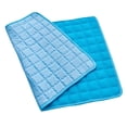 thumbnail image 2 of Pet Cooling Mat for Dogs, Medium Reusable Dog Home Mat Extra Large Easy-Fold Pet Cool Pad for Home Travel, Self Cooling Pad for Cats in Hot Summer Cool Pad for Dogs (Blue, 110 * 80cm), 2 of 5