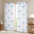thumbnail image 2 of Castle Fairy Cute Princess Bowknot Curtains Pack of 2 (42x84 Each),Bow Curtains Blackout, 2 of 6